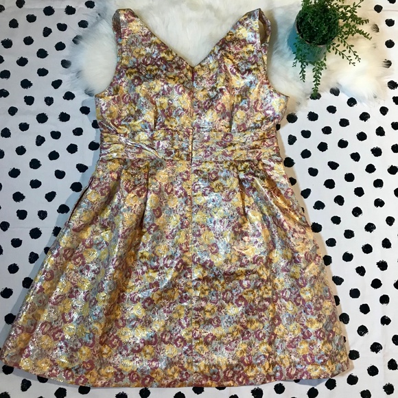 Zac Posen for Target Floral Brocade Dress Size 16 - Picture 5 of 8